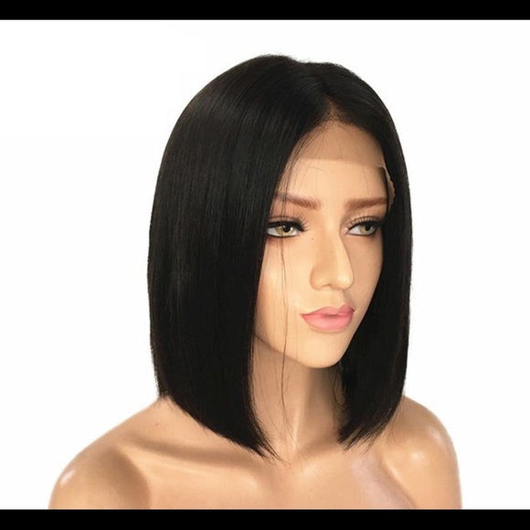 Other | 13x4 Lace Frontal Bob Wig 1inch Color 1 | Poshmark